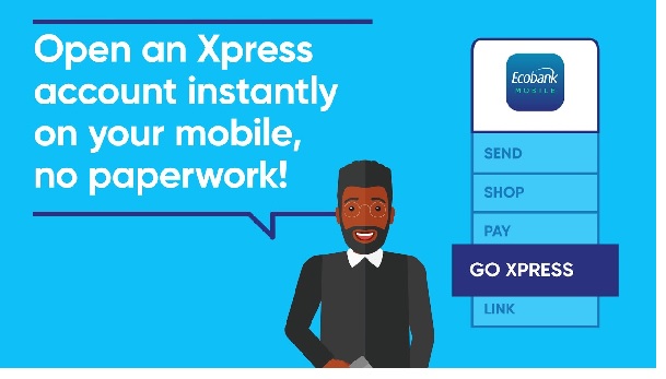 How to open Ecobank account with mobile phone